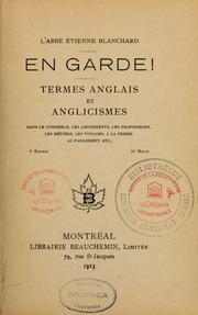 Cover of: En garde! by Étienne Blanchard
