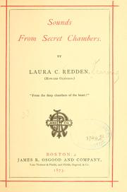 Cover of: Sounds from secret chambers by Howard Glyndon