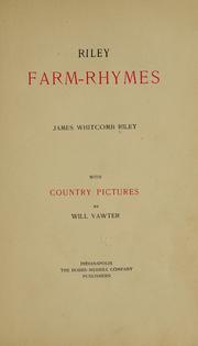 Cover of: Riley farm-rhymes by James Whitcomb Riley