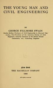 Cover of: The young man and civil engineering. by Swain, George Fillmore