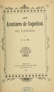 Cover of: Les Aventures de Coquelicot au Canada