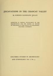 Cover of: Excavations in the Chancay Valley