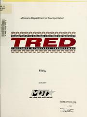 Cover of: Transportation regional economic development Theodore Roosevelt Expressway by HDR HLB Decision Economics, Inc