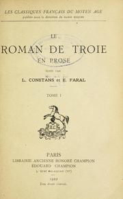 Cover of: Le Roman de Troie en prose