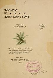 Cover of: Tobacco in song and story | Bain, John