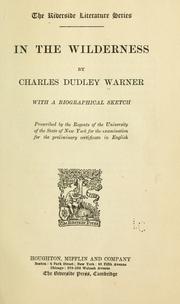 Cover of: In the wilderness by Charles Dudley Warner