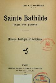 Sainte Bathilde, reine des Francs by Mathieu J. Couturier