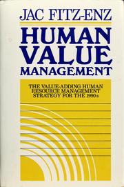 Cover of: Human value management by Jac Fitz-enz