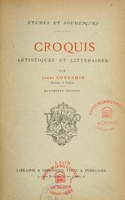 Cover of: Croquis artistiques et littéraires by James Jean Pierre Condamin