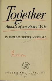 Cover of: Together: annals of an army wife