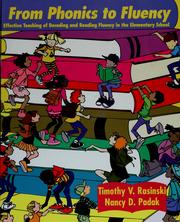 Cover of: From phonics to fluency by Timothy V Rasinski, Timothy V. Rasinski