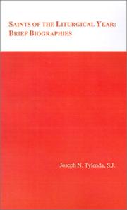 Cover of: Saints of the Liturgical Year by Joseph N. Tylenda