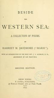 Cover of: Beside the western sea: a collection of poems.