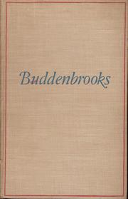 Cover of: Buddenbrooks by Thomas Mann