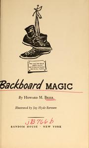 Cover of: Backboard magic