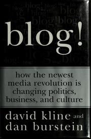 Cover of: Blog! by David Kline, Dan Burstein
