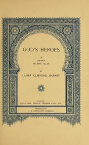 Cover of: God's heroes by Laura Clifford Barney