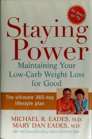 Cover of: Staying Power : Maintaining Your Low-Carb Weight Loss for Good