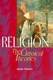 Cover of: Religion: the classical theories