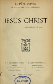 Cover of: Jésus-Christ