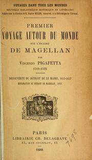 Cover of: Premier voyage autour du monde sur l'escadre de Magellan by Antonio Pigafetta