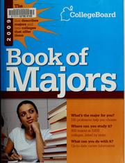 Cover of: The College Board book of majors