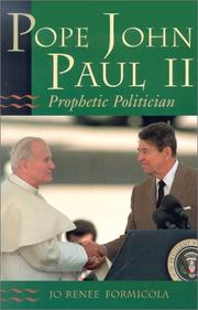 Cover of: Pope John Paul II: Prophetic Politician