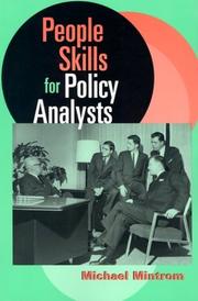 Cover of: People Skills for Policy Analysts by Michael Mintrom