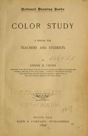 Cover of: Color study: a manual for teachers and students