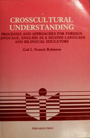 Cover of: Crosscultural understanding by Gail L. Robinson
