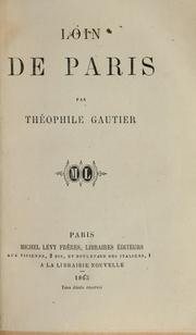 Loin de Paris by Théophile Gautier