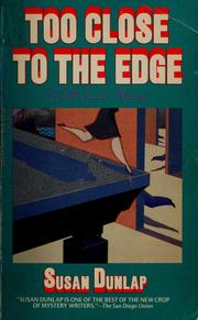 Cover of: Too close to the edge: a Jill Smith mystery