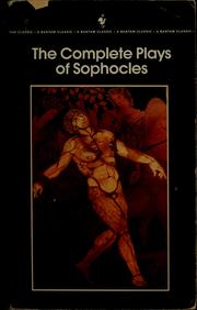 Cover of: The Complete Plays of Sophocles
