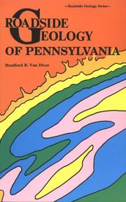 Cover of: Roadside geology of Pennsylvania by Bradford B. VanDiver