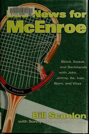 Cover of: Bad News for McEnroe by Bill Scanlon, Sonny Long, Cathy Long