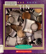 Cover of: Tin (True Books) by Salvatore Tocci
