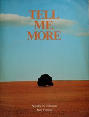 Cover of: Tell me more: an ESL conversation text