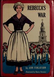 Cover of: Rebecca's war.