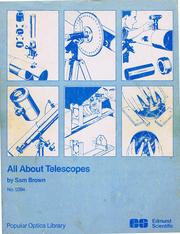 Cover of: All about telescopes by Brown, Sam