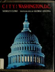 Cover of: City! Washington, D.C by Shirley Climo