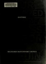 Cover of: Gothic by R. P. T. Davenport-Hines
