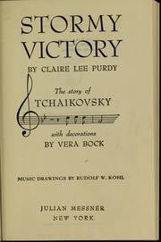 Cover of: Stormy victory by Claire Lee Purdy