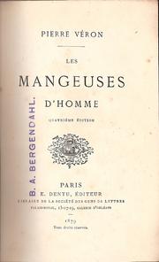 Cover of: Les mangeuses d'hommes by Pierre Véron