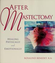 Cover of: After mastectomy: healing physically and emotionally