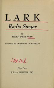 Cover of: Lark: radio singer