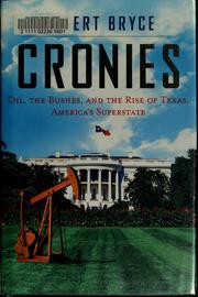 Cover of: Cronies by Robert Bryce