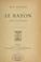 Cover of: Le rayon