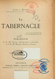 Cover of: Le tabernacle