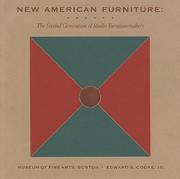 Cover of: New American furniture: the second generation of studio furnituremakers