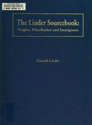Cover of: The Linder sourcebook by Harold Linder